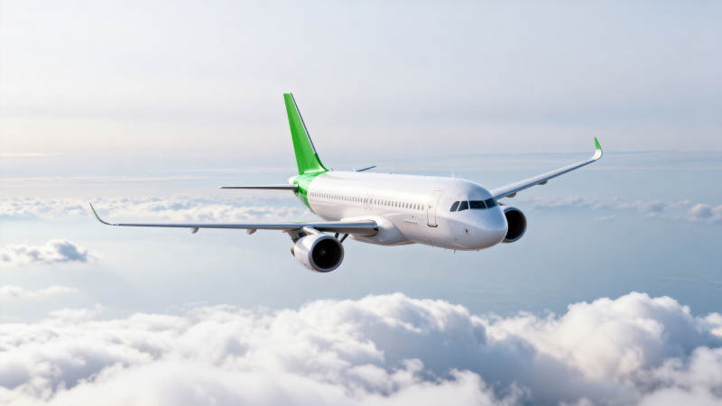 飞机翱翔云海之上图片