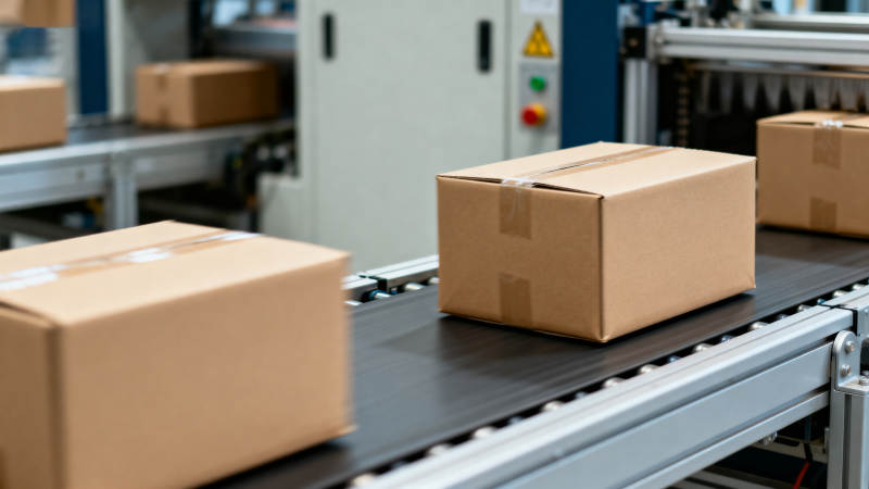 包裹传送带运输图片