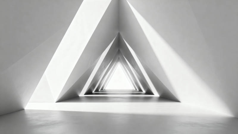 无限三角迷宫图片