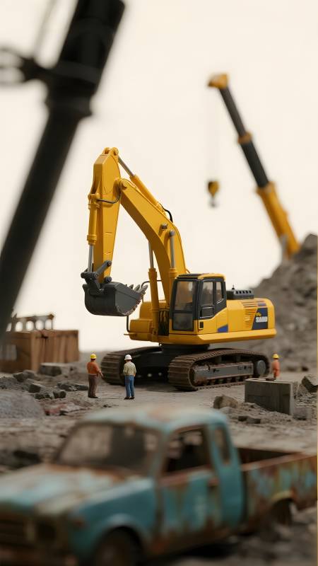 工地模型场景图片