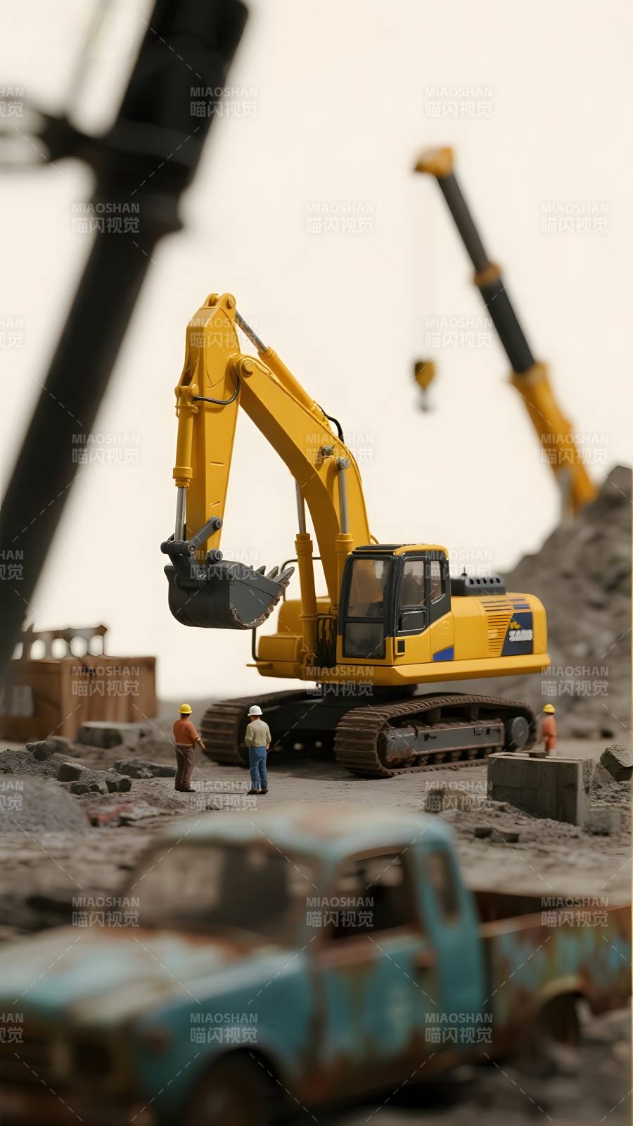 工地模型场景图片