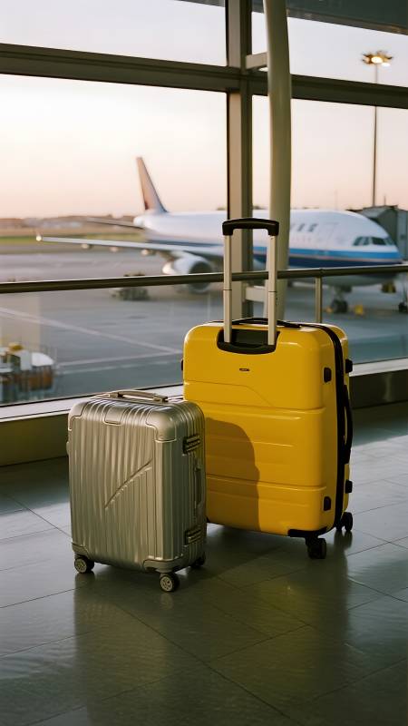 机场行李箱图片