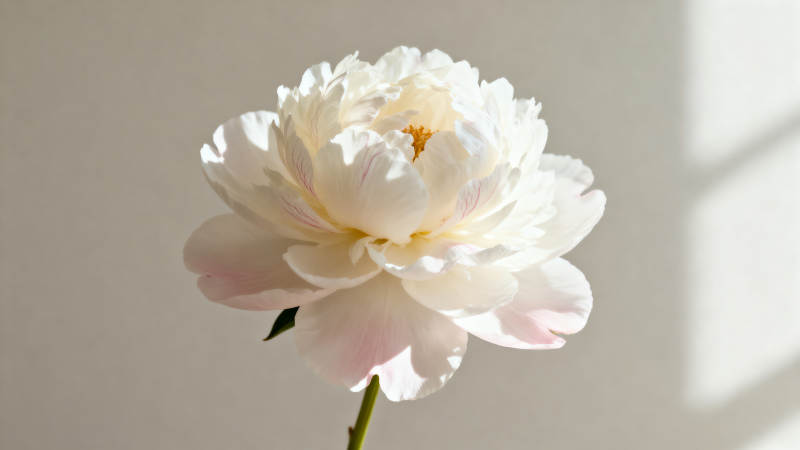 白牡丹绽放图片