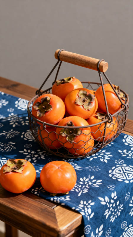 柿子篮中香图片