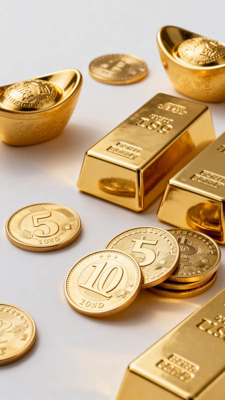 黄金宝藏闪耀光芒图片