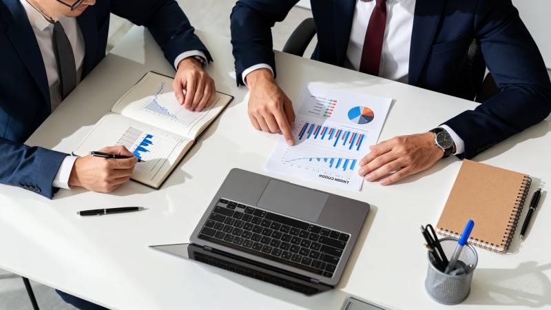 商务会议分析图表图片