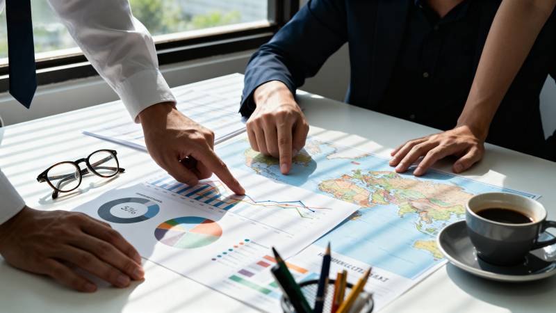 商务会议分析图表图片