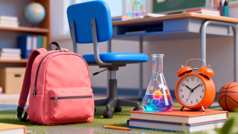 校园学习时光图片