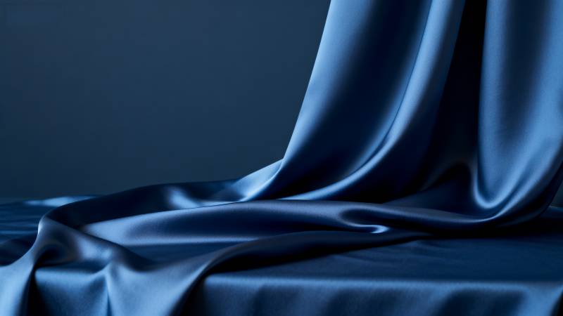 深蓝丝缎静谧之美图片