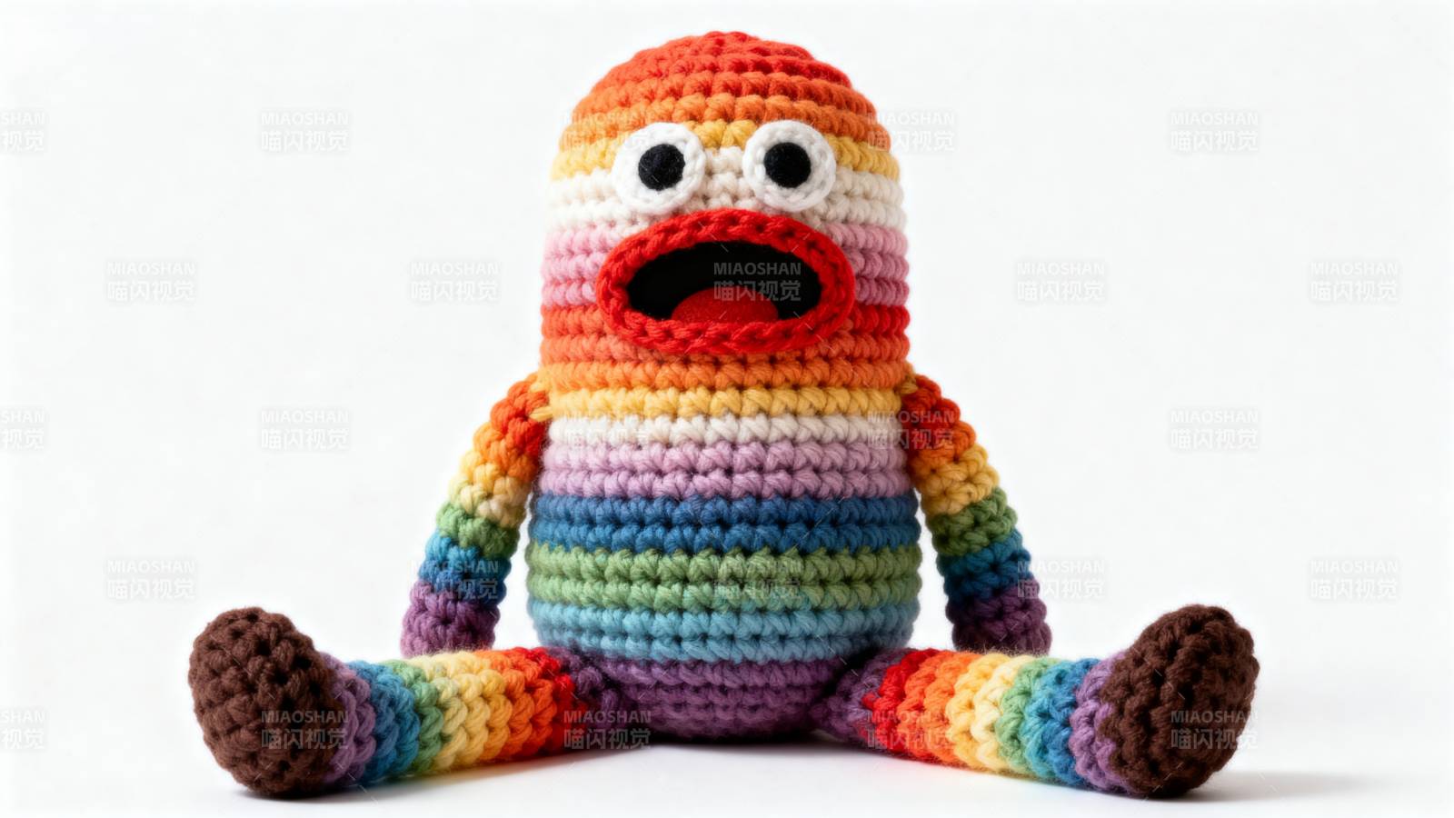 彩虹毛线怪兽图片