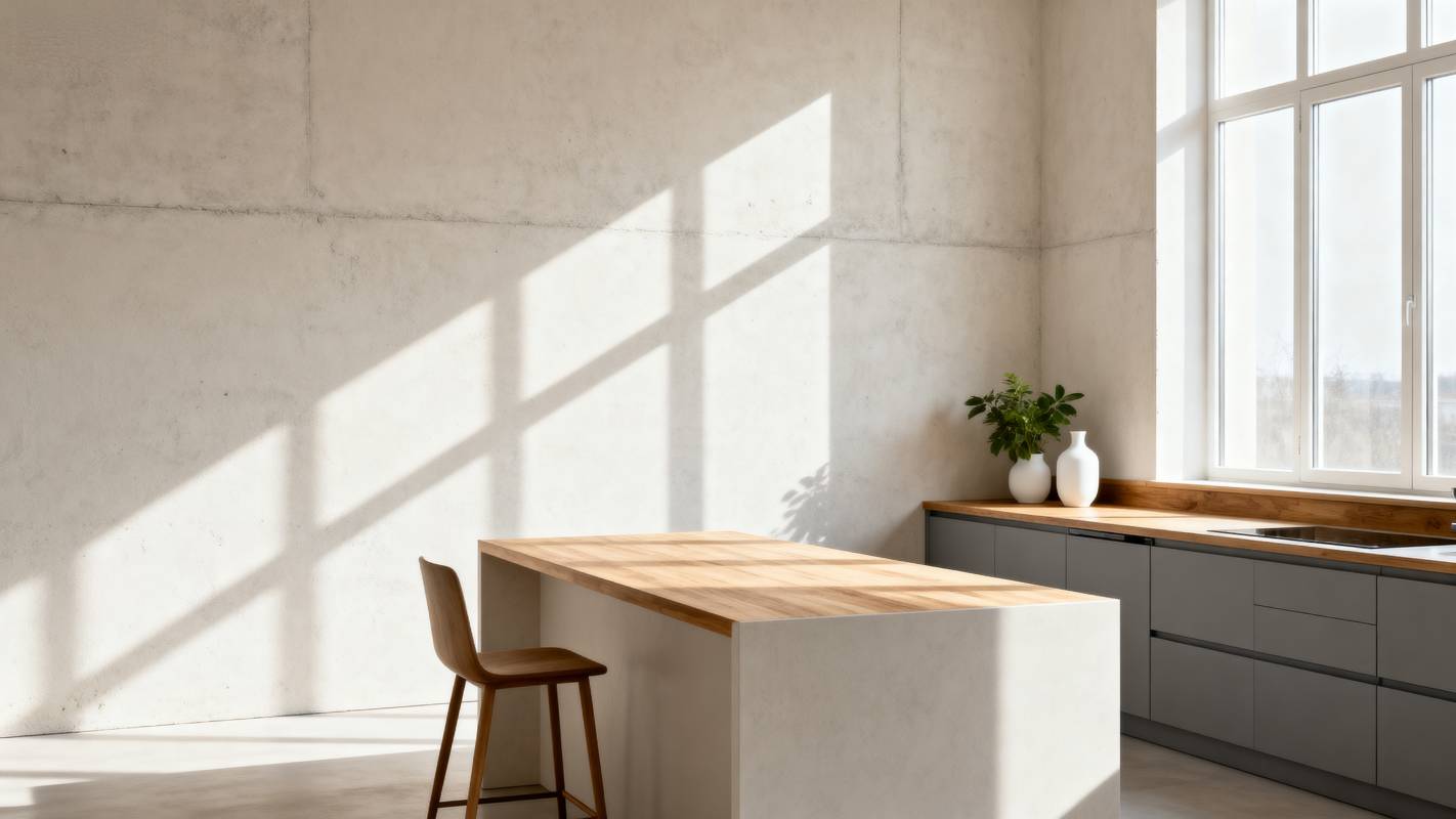 简约现代厨房一角图片