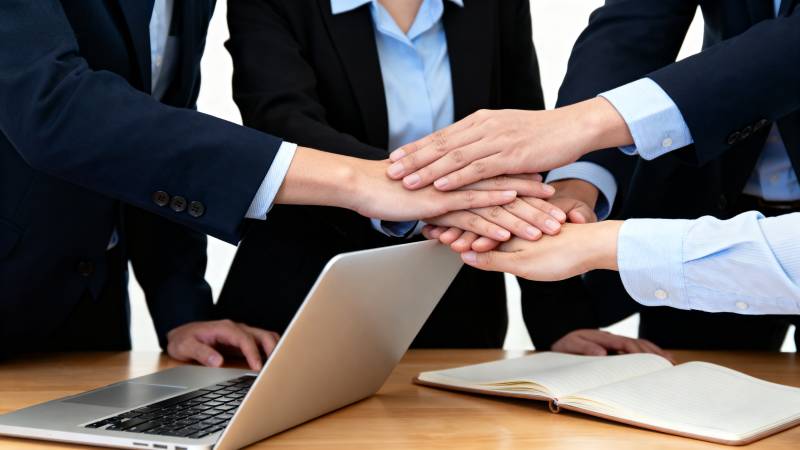 团队协作 共筑未来图片