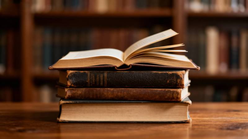 书堆静读时光图片