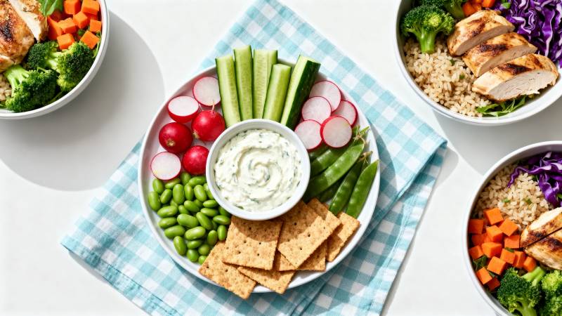 健康轻食拼盘图片