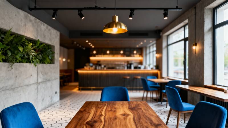 现代咖啡馆内部图片