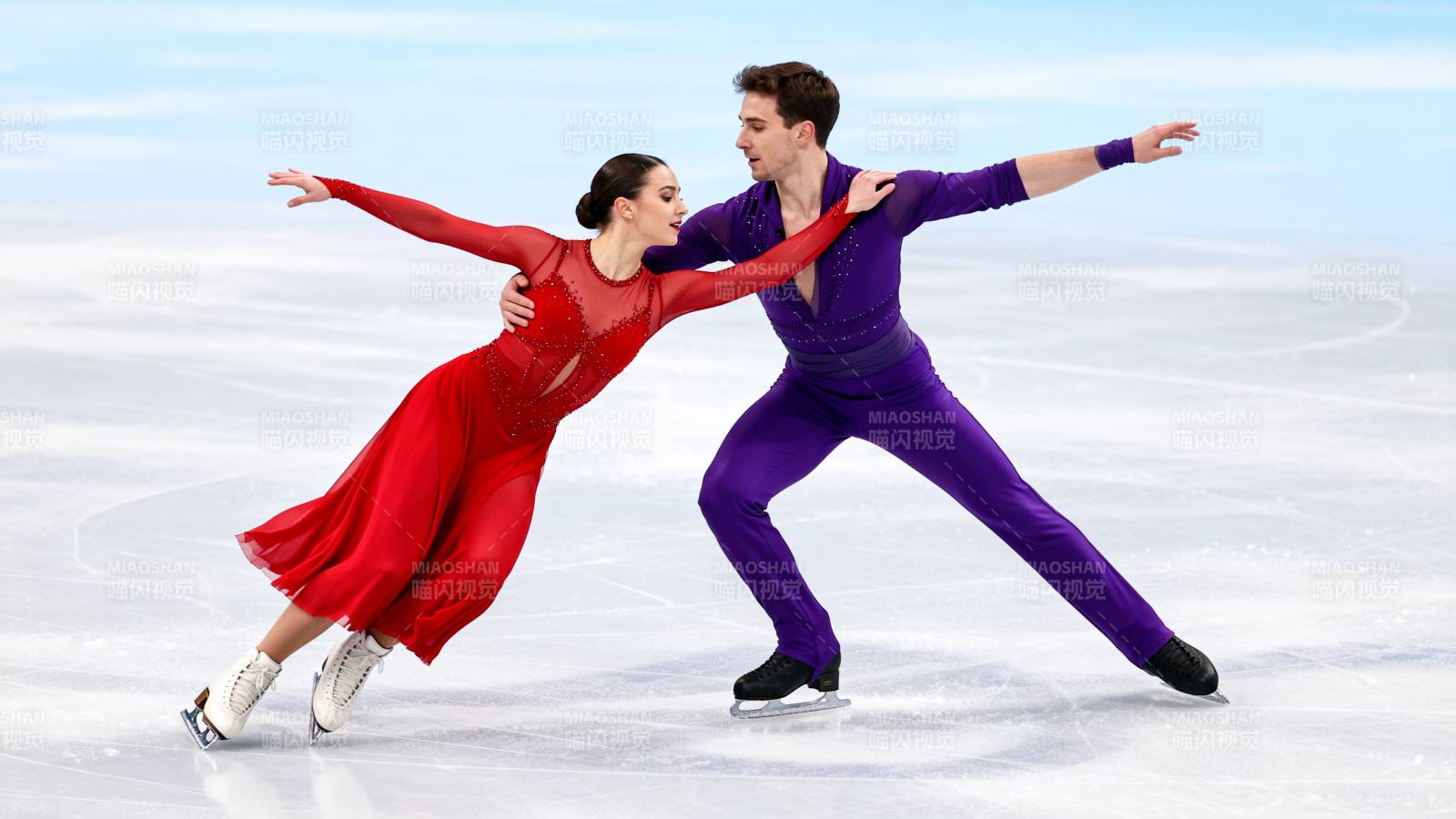 冰上双人舞图片