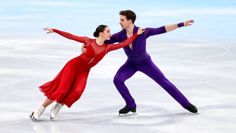 冰上双人舞图片