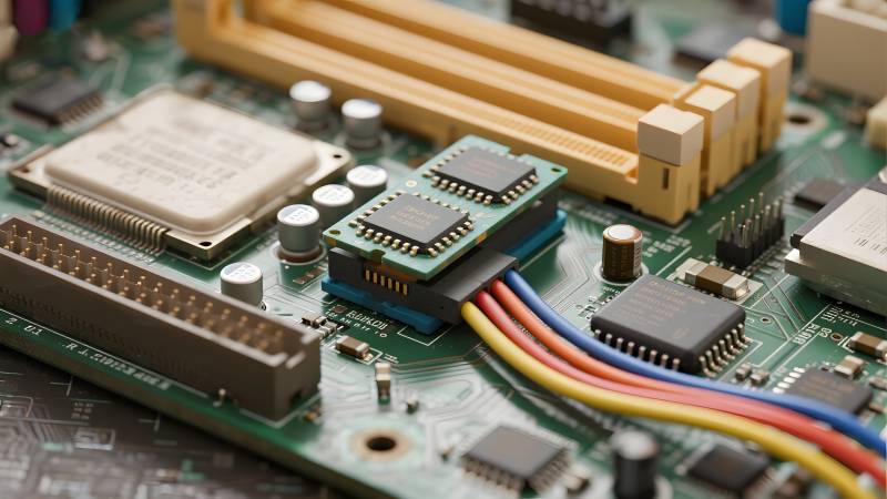 电路板特写图片