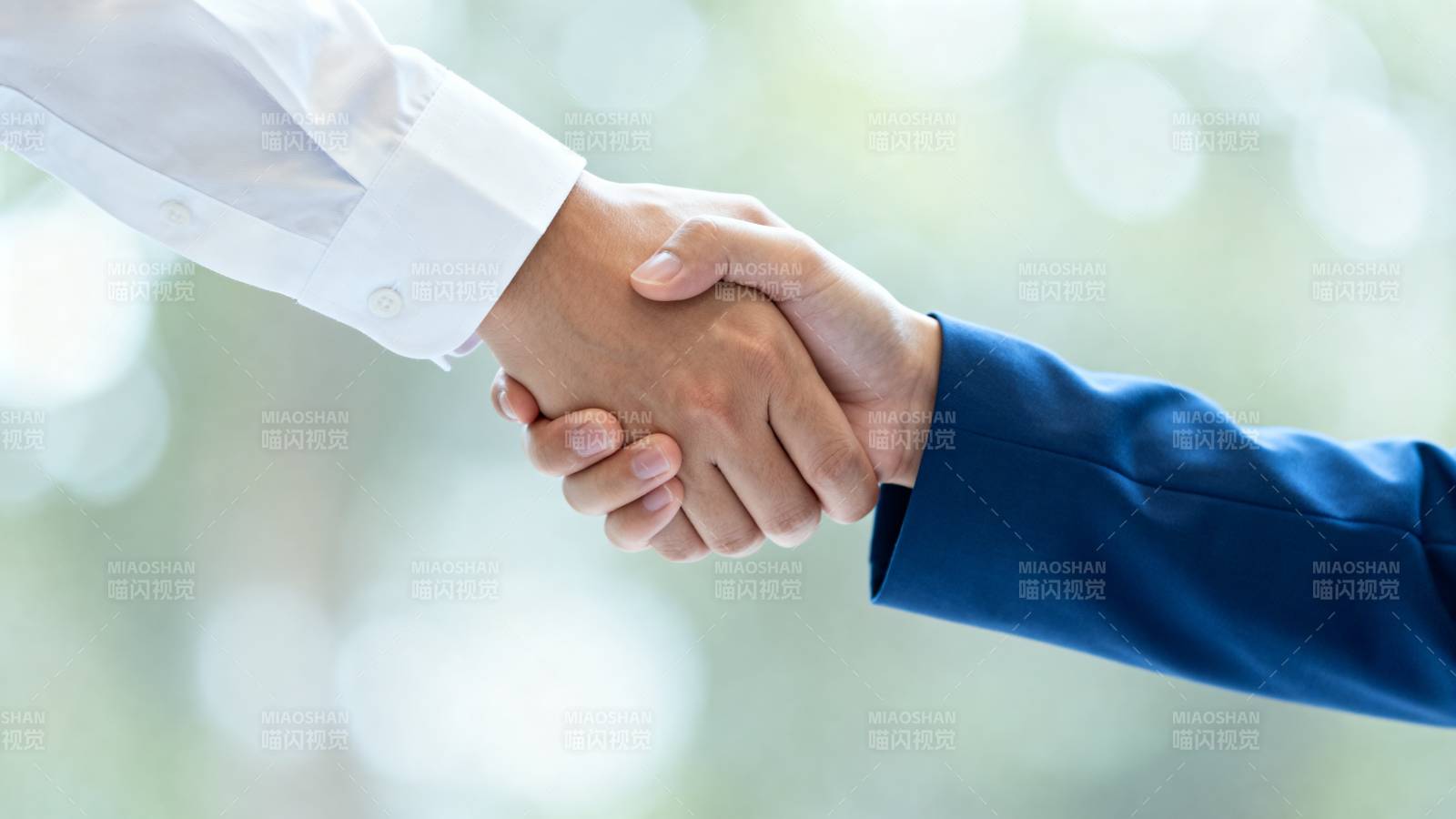 握手合作 共赢未来图片