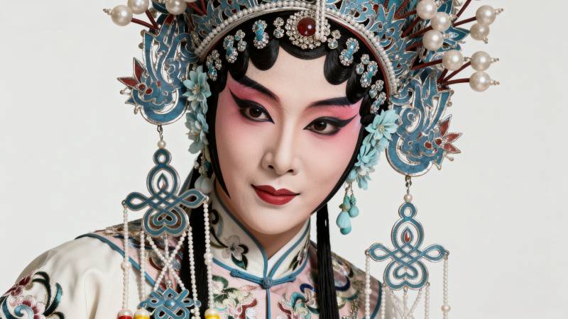 京剧美人图图片