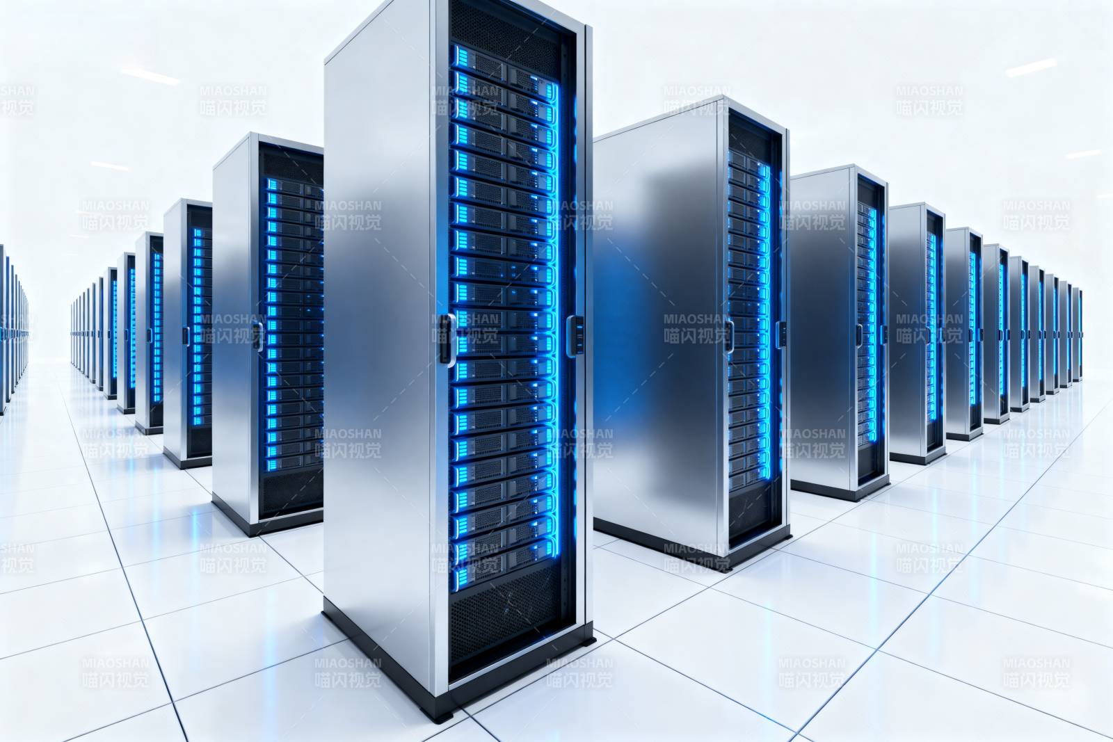 数据中心机柜阵列图片