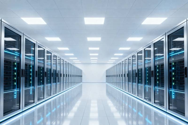 数据中心走廊图片