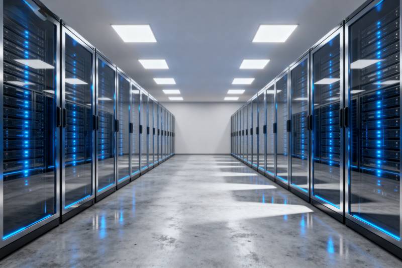 数据中心机房走廊图片