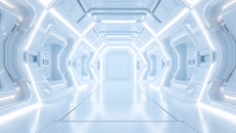 未来科技走廊图片