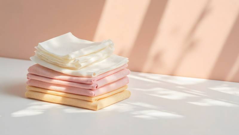 柔色布叠 光影静美图片