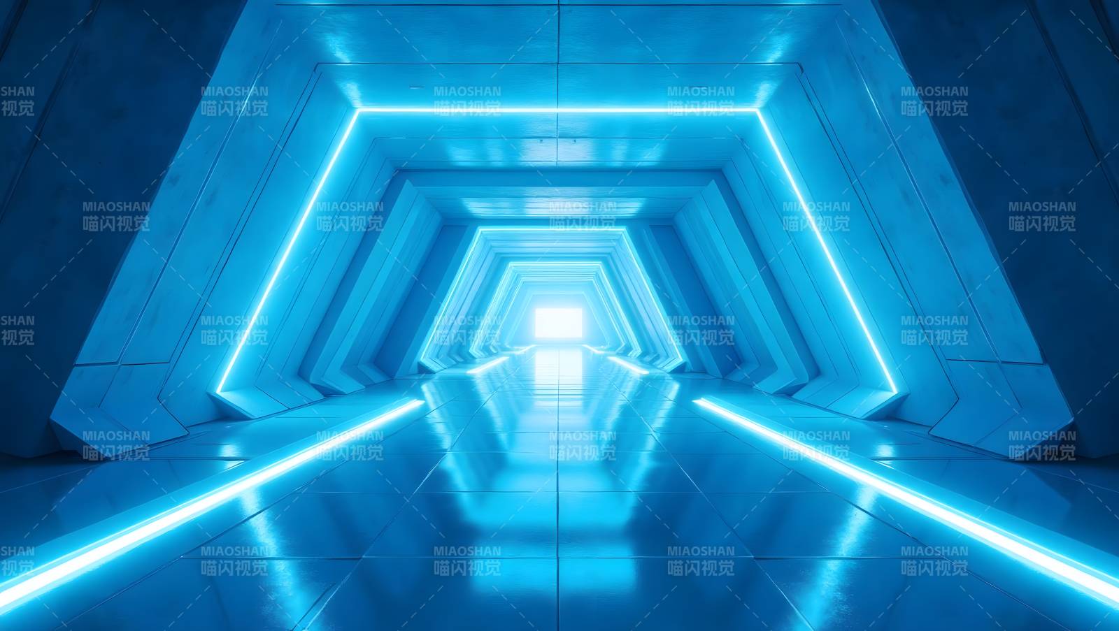 未来科技隧道图片