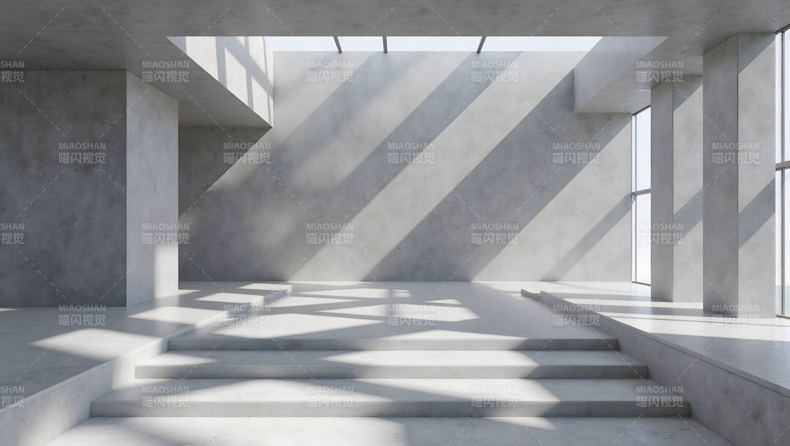 光影交错的现代空间图片