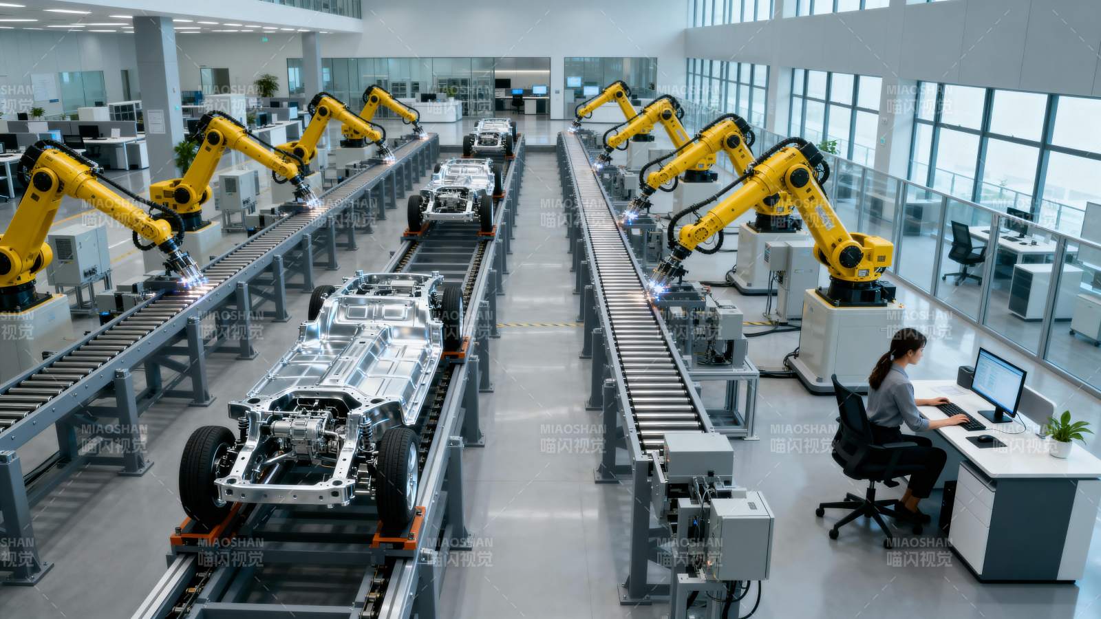 智能汽车生产线图片