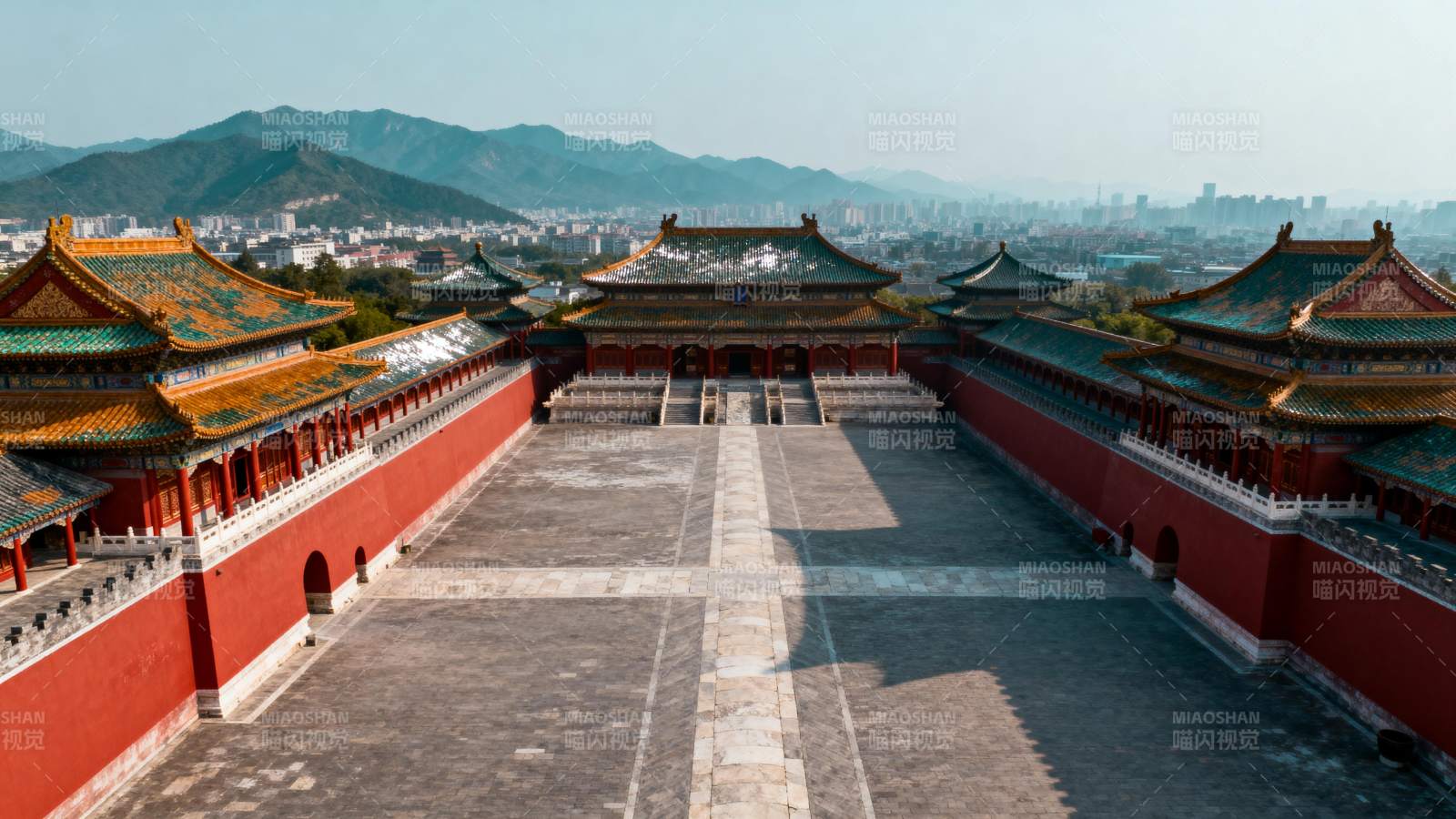 故宫庭院风光图片