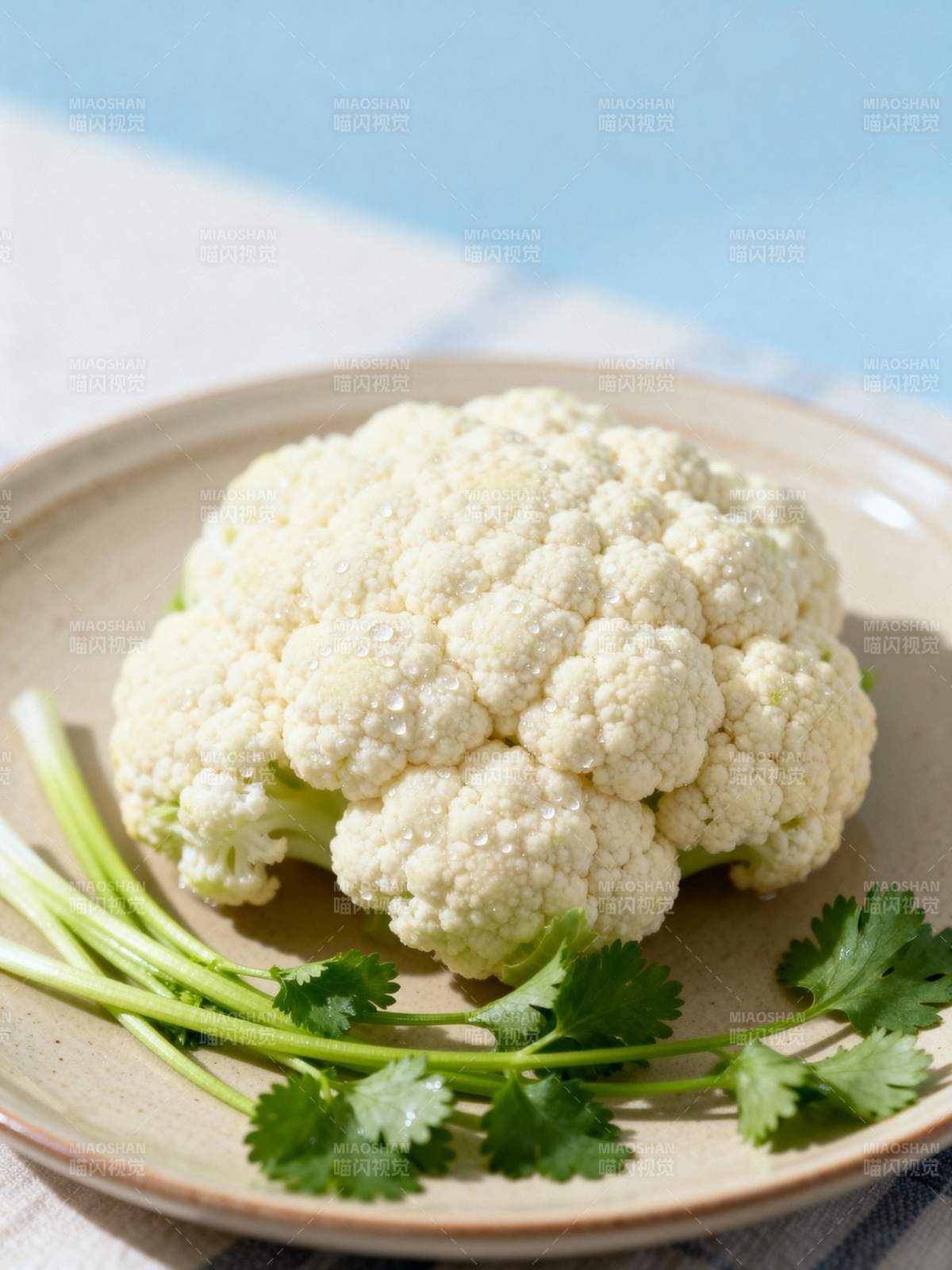 花椰菜配香菜图片