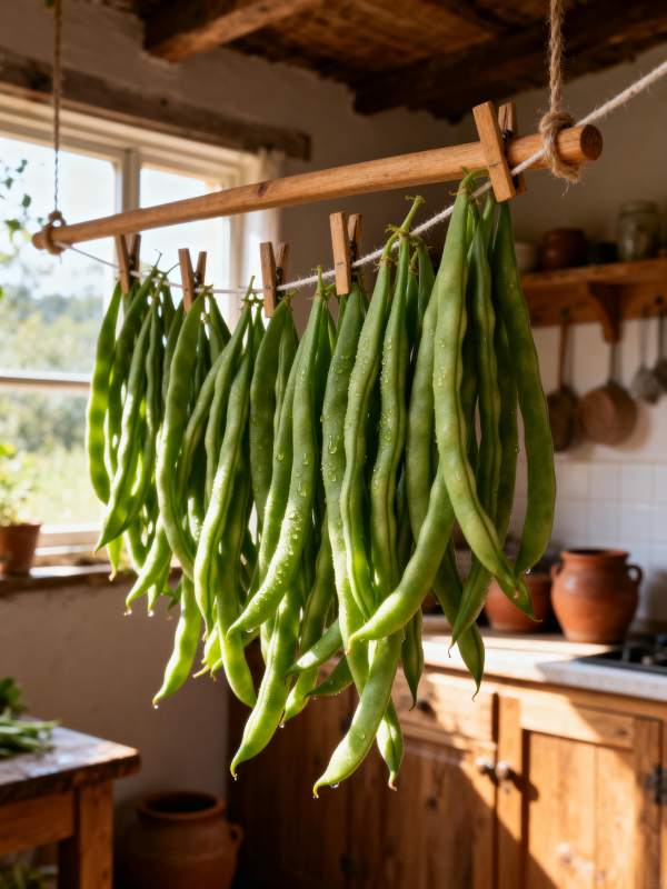 豆角自然风干图片
