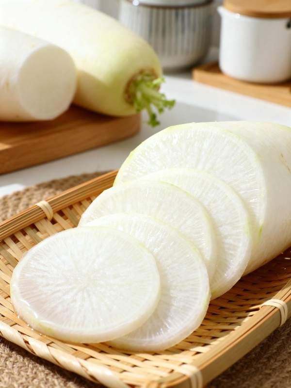 白萝卜切片摆盘图片