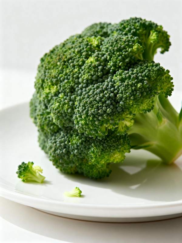 新鲜西兰花特写图片