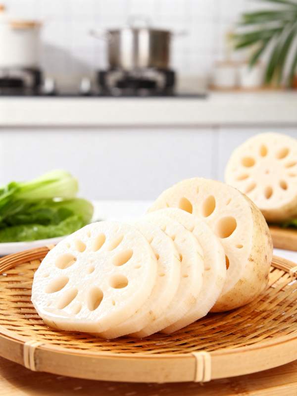 莲藕切片摆盘图片