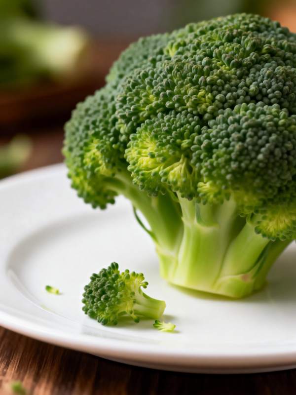 新鲜西兰花特写图片