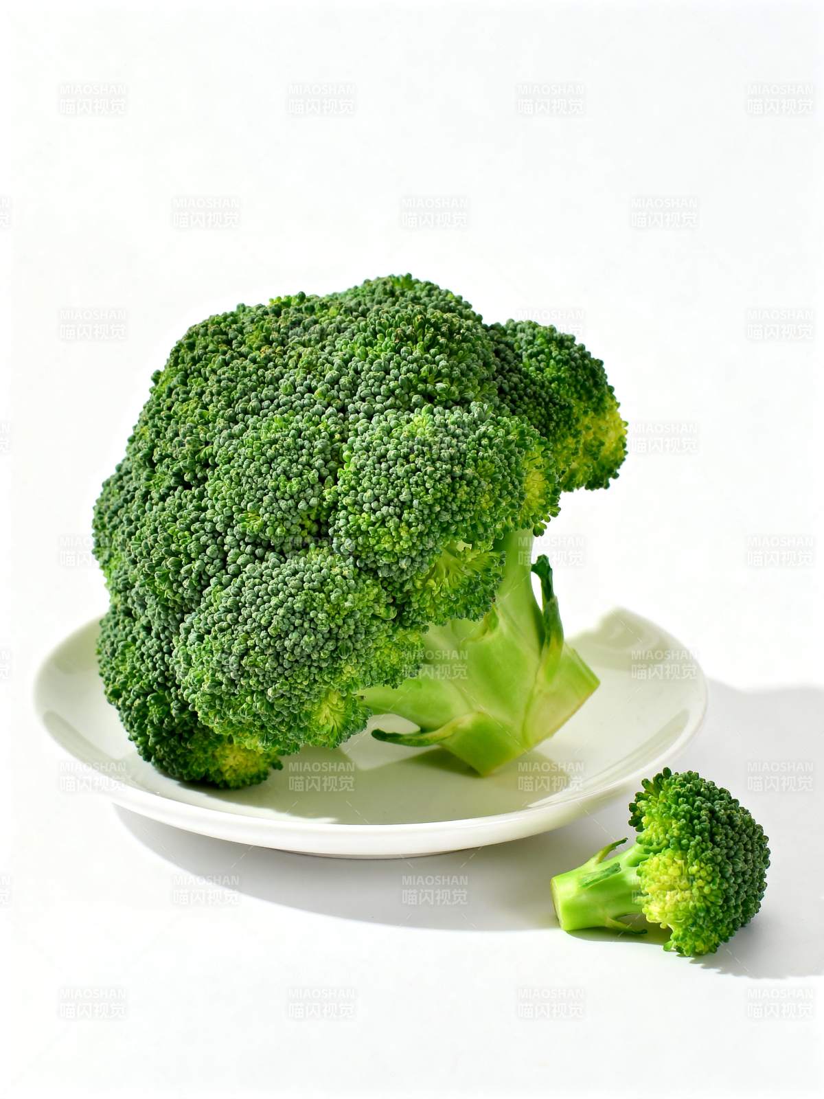 新鲜西兰花特写图片