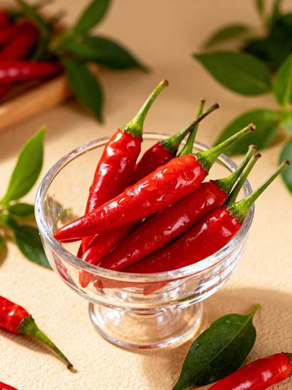 红辣椒鲜亮诱人图片
