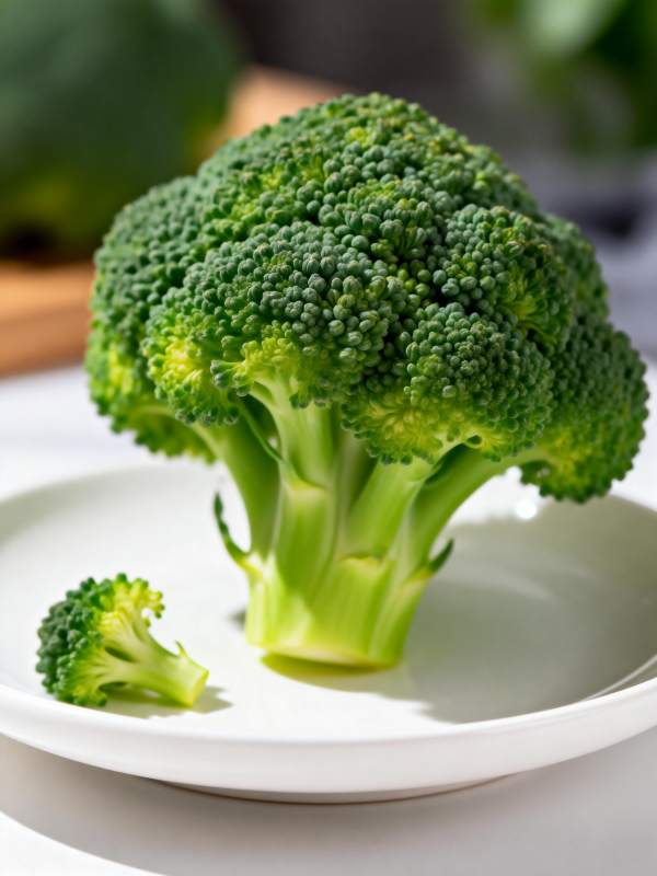 新鲜西兰花特写图片