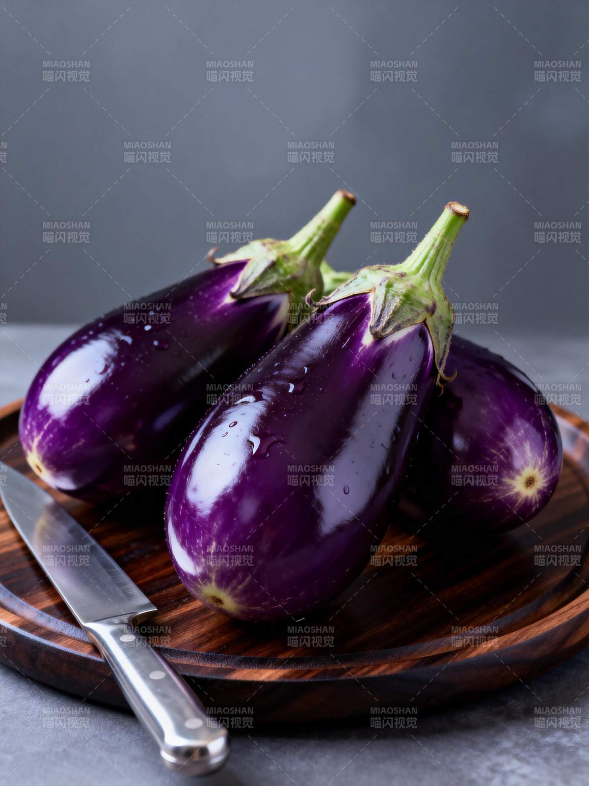紫茄静物图片