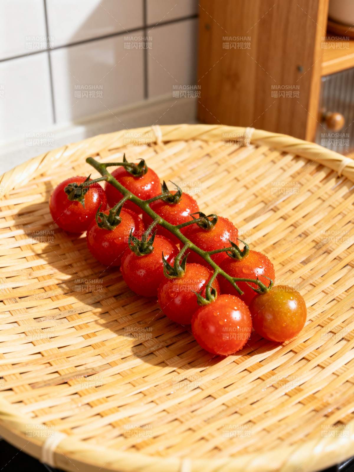 枝头小番茄图片