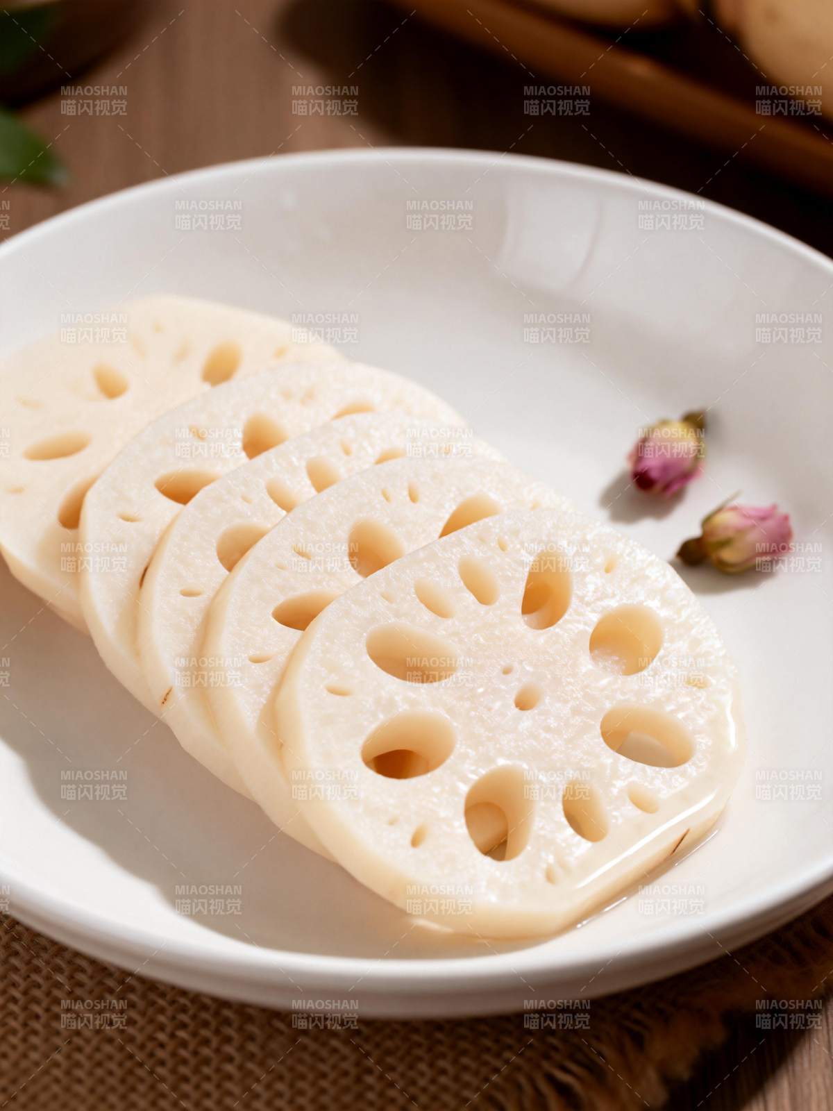 清甜莲藕片图片