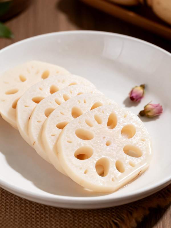 清甜莲藕片图片