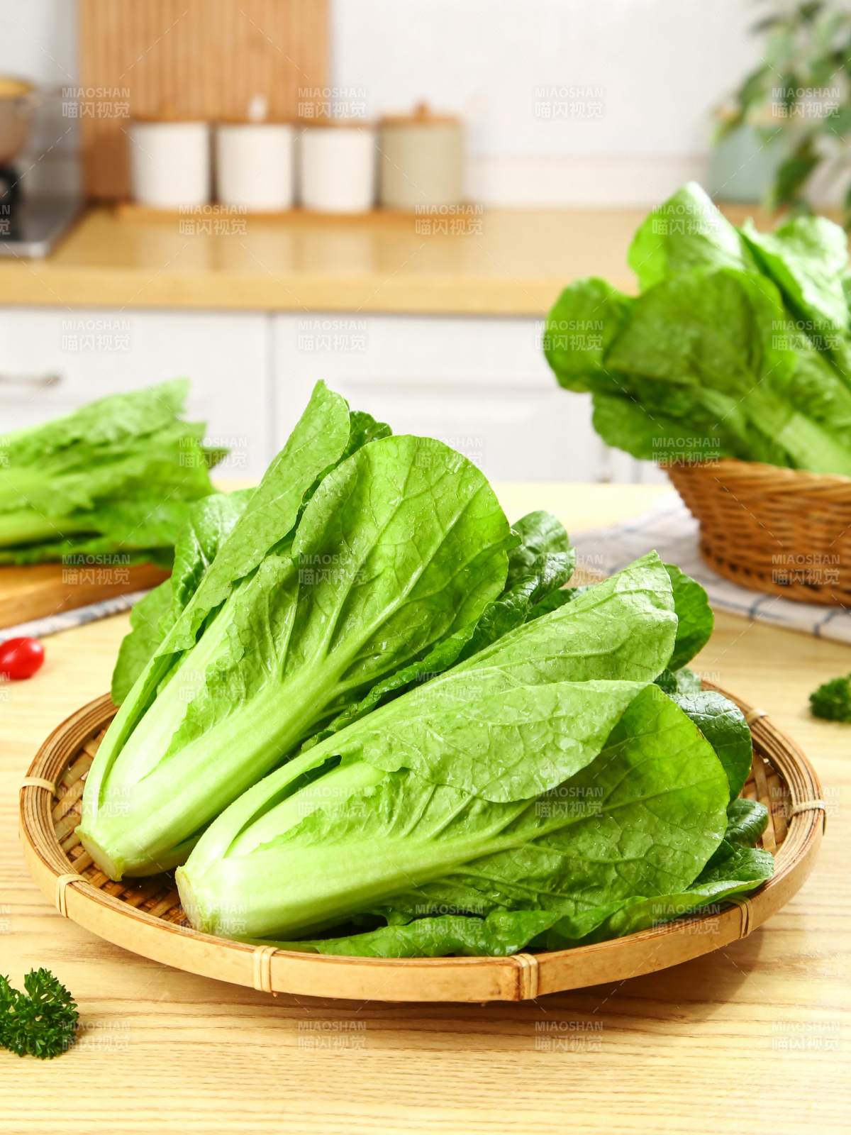 新鲜生菜 厨房绿意图片