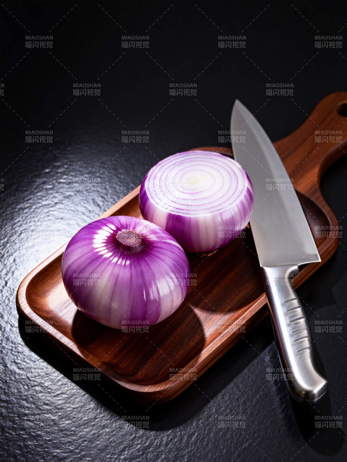 紫洋葱切片刀具图片