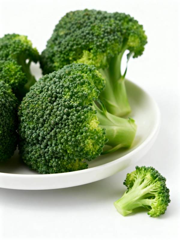 新鲜西兰花特写图片