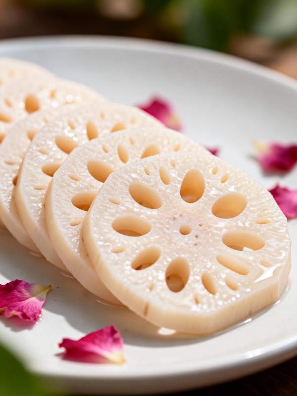 莲藕切片 清新雅致图片